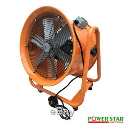 Portable Ventilator Axial Blower Ventilation Extractor Industrial Fan 16 Inches