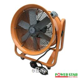 Portable Ventilator Axial Blower Ventilation Extractor Industrial Fan 16 Inches