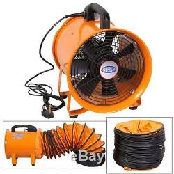 Portable Ventilator Axial Blower Workshop Ducting Extractor Industrial Fan 14