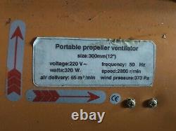 Portable Ventilator Axial Blower Workshop Extractor Fan 300MM 12