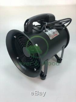 Portable Ventilator Axial Blower Workshop Extractor Fan & 5m Duct 10 inch