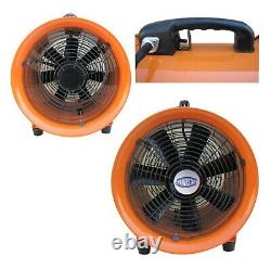 Portable Ventilator Axial Blower Workshop Extractor Industrial Fan 10 (Inches)