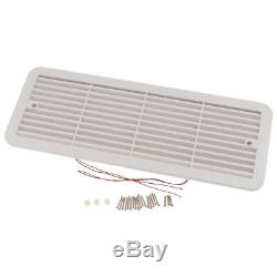 RV Camper Vent Grille Wall Ventilation Extractor Cover Outlet Grill With FAN