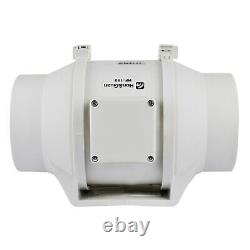Rohrventilator Kanalventilator Innenabgas Belüftung Extractor Fan 1850-2250r/min