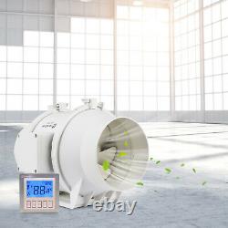 Rohrventilator Kanalventilator Innenabgas Belüftung Extractor Fan 410-530m³/h