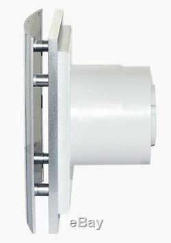 SILENT DESIGN Exhaust Extractor Fan S&P Kitchen Bathroom Ventilator SILVER