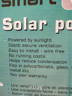 SMART SOLAR POWERED VENTILATOR Vent 100 FAN ATTIC ROOF Boats Caravan smartvent
