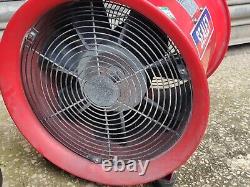 Sealey Fume Extractor 240v Air Mover 12 300mm Ventilation Fan Blower + Ducting