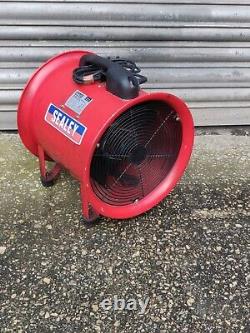 Sealey Fume Extractor 240v Air Mover 12 300mm Ventilation Fan Blower No Ducting