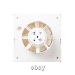 Silent Extractor Fan 100mm Bathroom Toilet Wall Ceiling Ventilation Air IPX5 NEW