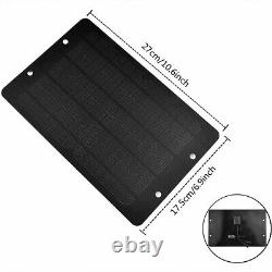Solar Panel Air Extractor Ventilator Double Exhaust Fan for Poultry Greenhouse