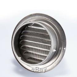 Stainless Steel Round Air Vent Duct Grill Extractor Fan Tumble Dryer Ventilation