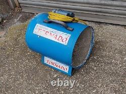 Tornado Fume Extractor 110v Air Mover 12 300mm Ventilation Fan Blower Ducting