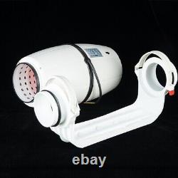 Ultra-quiet Duct Fan Kitchen Fume Extractor Indoor Ventilation Bathroom Exhaust