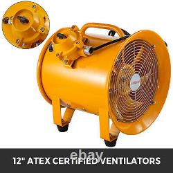 VEVOR 12 500W ATEX Rated Axial Fan Explosion-Proof Ventilator Extractor Blower