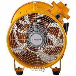 VEVOR 12 500W ATEX Rated Axial Fan Explosion-Proof Ventilator Extractor Blower