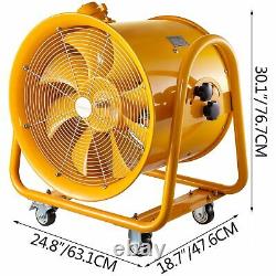VEVOR 20 900W ATEX Rated Axial Fan Explosion-Proof Ventilator Extractor Blower