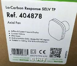 Vent Axia Lo-Carbon Response SELV TP (Timer/Pullcord). 404878