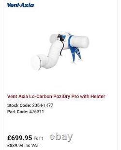 Vent-Axia Pozidry Pro Lo-carbon Extractor- 476310