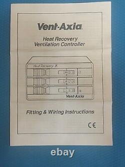 Vent Axia W14301010 Heat Recovery Ventilation Variable Speed Controller 230v