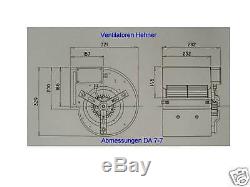 Ventilator Fan Motor fan for Extractor hood Air and air 1700m3/h