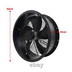 Wall Mounted Exhaust Fans Metal Axial Ventilation Extractor Blower Speed Control