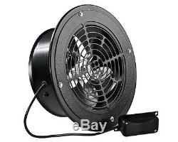 Wall Mounted Extractor Fan Metal Axial Ventilation Exhaust Air Blower 4 Sizes