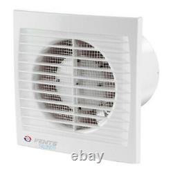Wall fan Timer Extractor fan 150 mm Duct fan Exhaust air Silent Small Ventilator