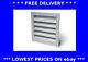 Weather Louvre Fixed Wall Grille Ducting Aluminium Extractor Fan Ventilation